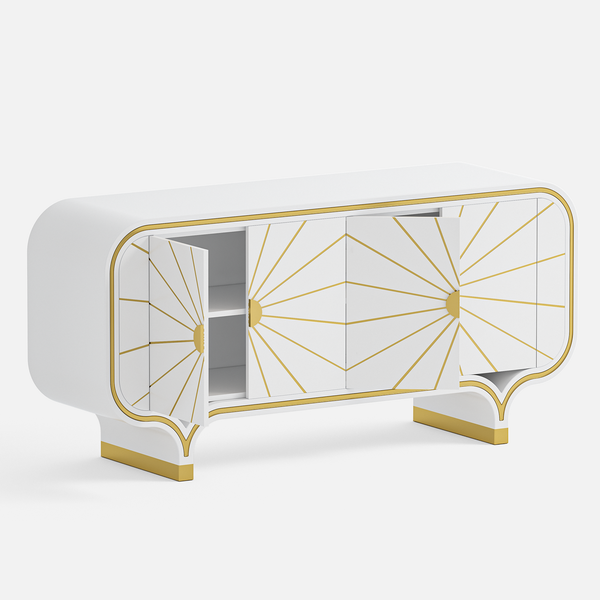 Modern 4-Door Buffet (64'')