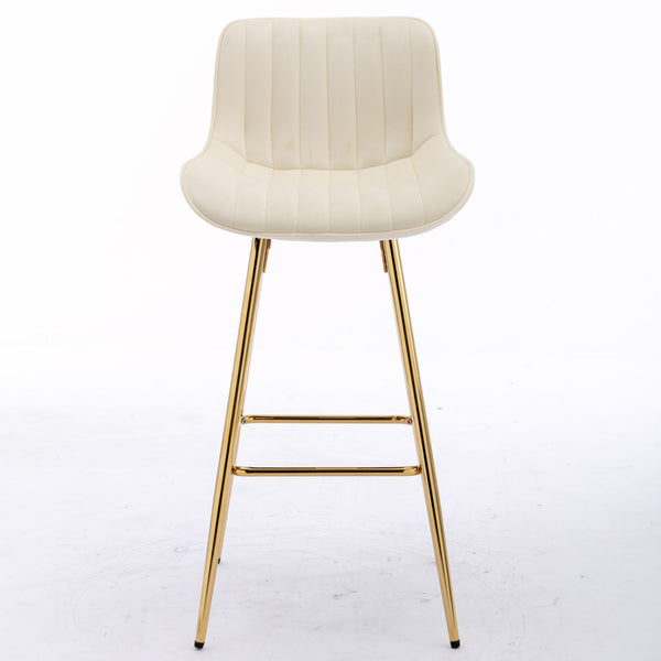 Metal Base Bar & Counter Stools (Set of 2)