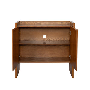 Rustic Storage Accent Cabinet (34'')