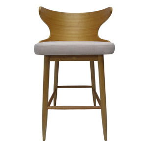 Rubberwood Bar & Counter Stools (Set of 2)