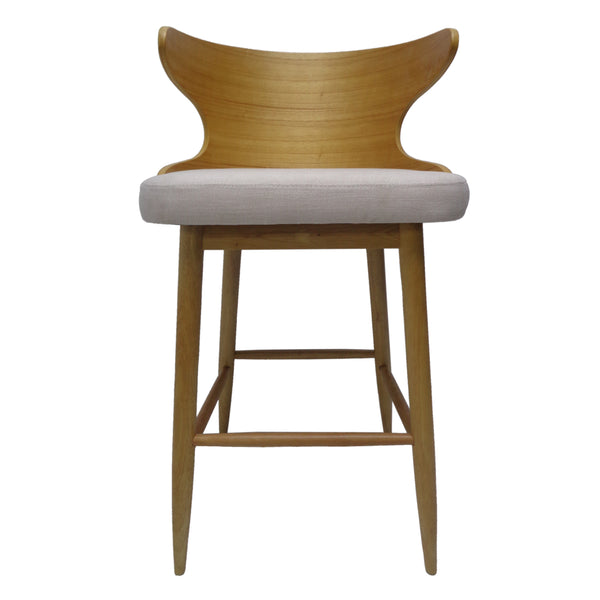 Rubberwood Bar & Counter Stools (Set of 2)
