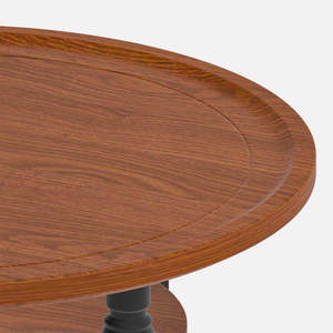 Round Two-tiered Coffee Table (31'')