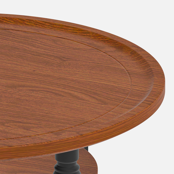 Round Two-tiered Coffee Table (31'')