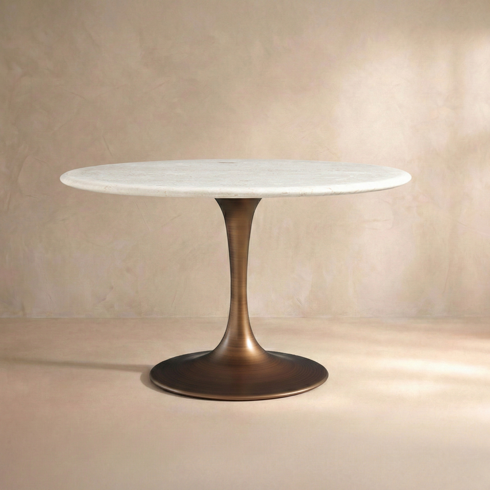 Siena Round Marble Dining Table (48")
