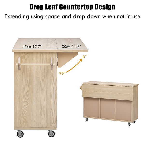 Kitchen Island on Wheels (51'')