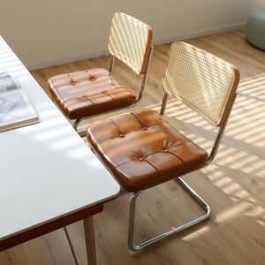 Rattan Dining Chairs (Set of 2)