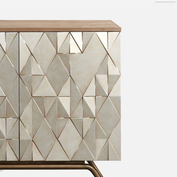 Geometric Textured Buffet (59'')