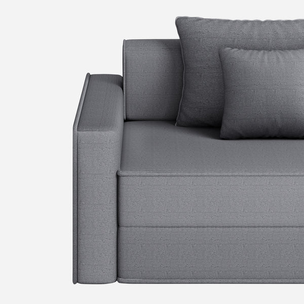 Snooly Convertible Corduroy Sleeper Sofa (82'')
