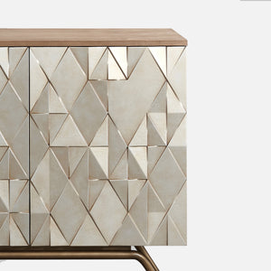 Geometric Textured Buffet (59'')