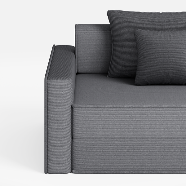 Snooly Convertible Corduroy Sleeper Sofa (82'')