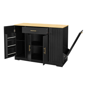 Customizable Storage Kitchen Island (53'')