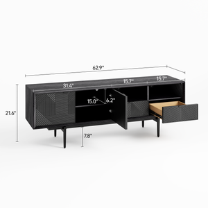 Modern Media Console (63'')