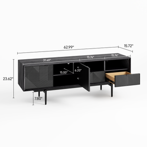Modern Media Console (63'')
