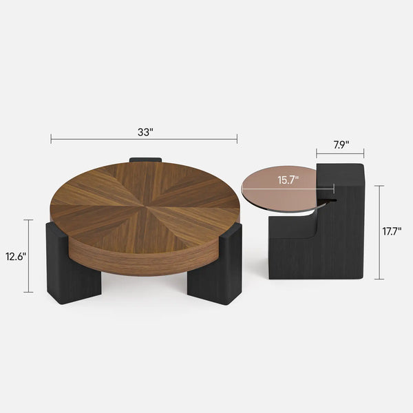 Eleir 2-Piece Coffee Tables (24''-31'')