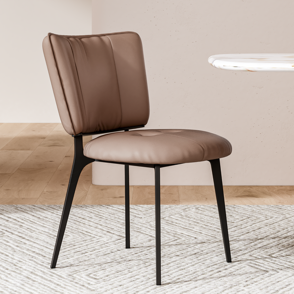 Modern Upholstered Dining Chairs (Set of 2)