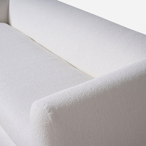 Maeve White Modern Sofa (86")