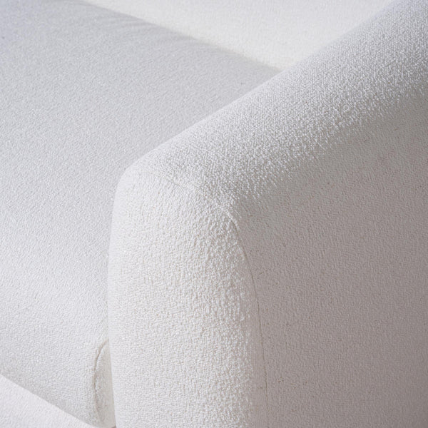 Maeve White Modern Sofa (86")