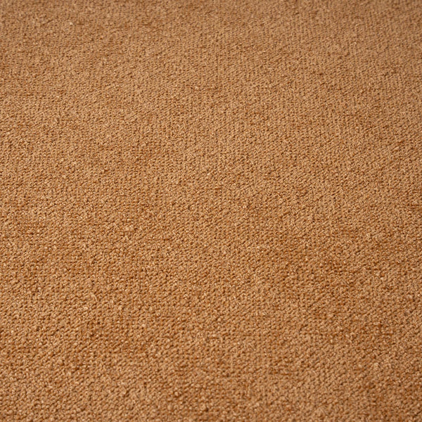 Verona Orange Chenille Curved Sofa (77")