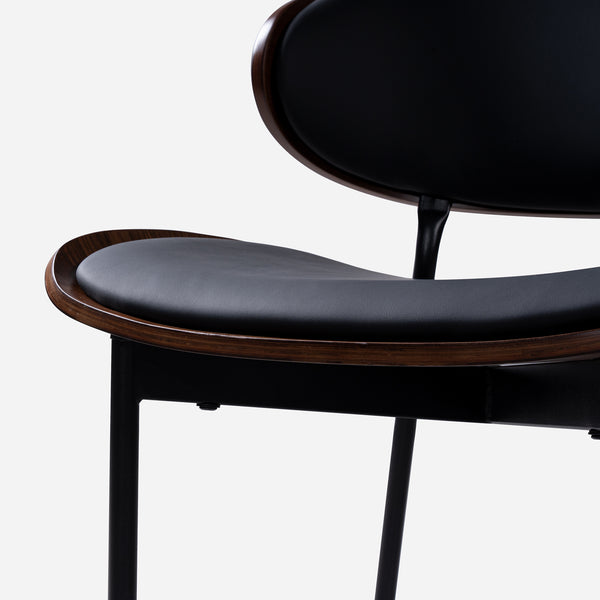 Helios Leather Dining Chairs (Set of 2)