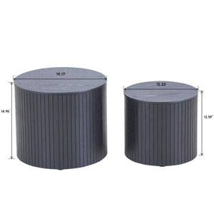 2-Piece Storage Coffee Tables (15''-19'')