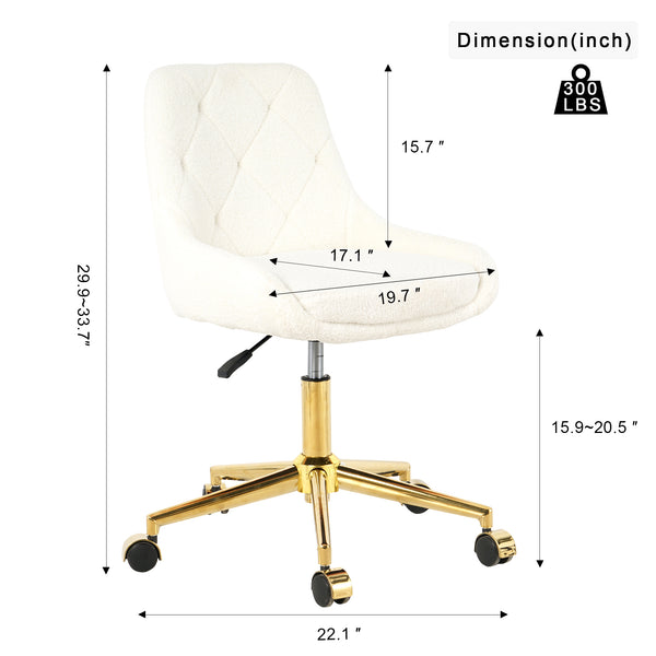 Modern Upholstered Dining Chair with Wheels