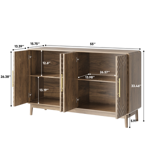 Craved 4-Door Storage Buffet (55'')