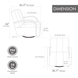Upholstered Lounge Accent Chair
