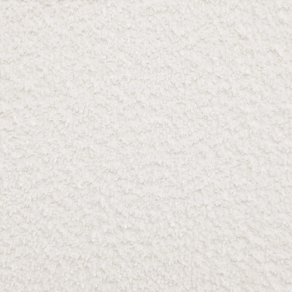 Lyra White Bouclé Channel Sofa (90")