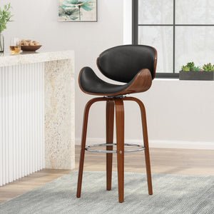 Modern Wood Bar & Counter Stools (Set of 2)