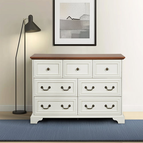 Vintage 7 Drawers Dresser (47'')