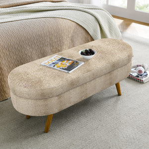 Oval Storage Bench (44'')