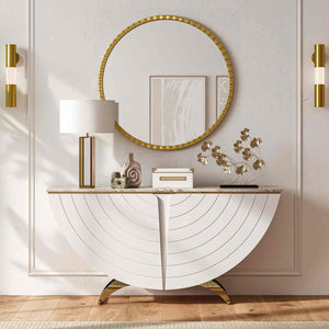 Marble Top Console Table (62'')