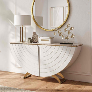 Marble Top Console Table (62'')