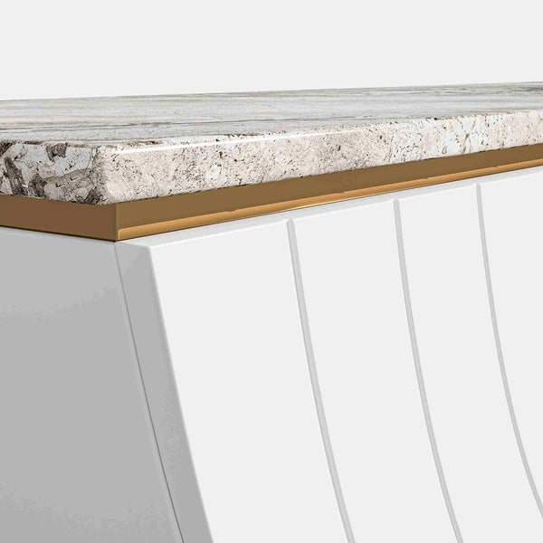 Marble Top Console Table (62'')