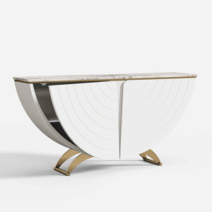Marble Top Console Table (62'')