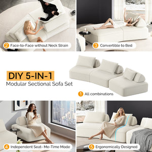 3-Piece Modular Sectional (139'')