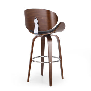 Modern Wood Bar & Counter Stools (Set of 2)