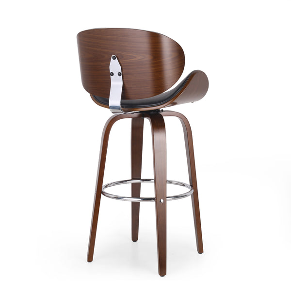 Modern Wood Bar & Counter Stools (Set of 2)