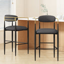 Iron Frame Bar & Counter Stools (Set of 2)