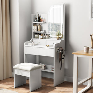 Modern Lighted Makeup Vanity Set (23'')