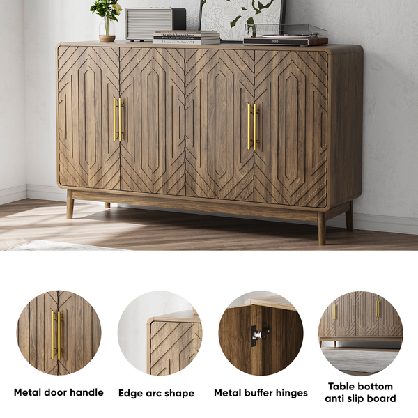 Craved 4-Door Storage Buffet (55'')