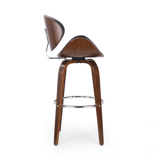 Modern Wood Bar & Counter Stools (Set of 2)