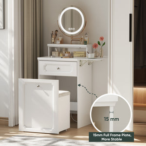 2-Drawers Makeup Vanity (29'')