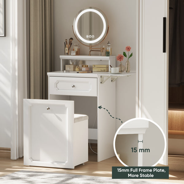 2-Drawers Makeup Vanity (29'')