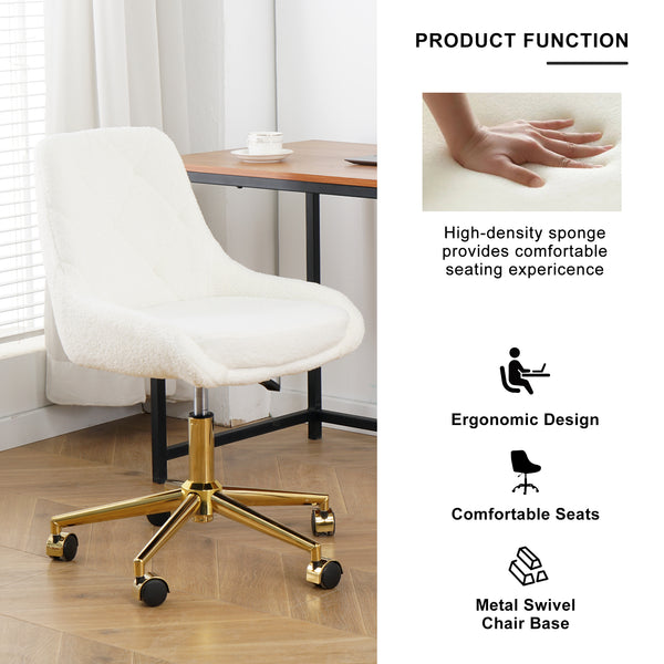 Modern Upholstered Dining Chair with Wheels