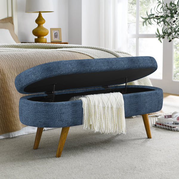 Oval Storage Bench (44'')