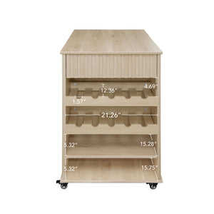 Rolling Kitchen Island Cart (39'')