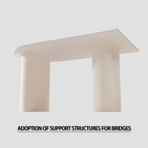Modern Irregular Dining Table (63'')