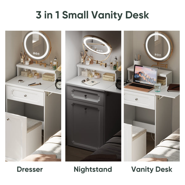 2-Drawers Makeup Vanity (29'')