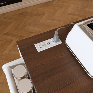 Extendable Kitchen Island on Wheels (75'')